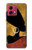 S3453 African Queen Nefertiti Silhouette Case Cover Custodia per Motorola Moto G84