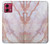 S3482 Soft Pink Marble Graphic Print Case Cover Custodia per Motorola Moto G84