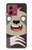 S3855 Sloth Face Cartoon Case Cover Custodia per Motorola Moto G84