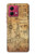 S3868 Aircraft Blueprint Old Paper Case Cover Custodia per Motorola Moto G84