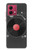 S3952 Turntable Vinyl Record Player Graphic Case Cover Custodia per Motorola Moto G84