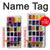 S3956 Watercolor Palette Box Graphic Case Cover Custodia per Motorola Moto G84