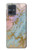 S3717 Rose Gold Blue Pastel Marble Graphic Printed Case Cover Custodia per Motorola Moto G54