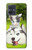S3795 Kitten Cat Playful Siberian Husky Dog Paint Case Cover Custodia per Motorola Moto G54