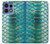 S3414 Green Snake Scale Graphic Print Case Cover Custodia per Motorola Edge 50 Pro