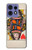 S3429 Queen Hearts Card Case Cover Custodia per Motorola Edge 50 Pro
