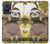 S3138 Cute Baby Sloth Paint Case Cover Custodia per Motorola Edge 50 Fusion