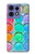 S3235 Watercolor Mixing Case Cover Custodia per Motorola Edge 50 Fusion
