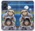 S3915 Raccoon Girl Baby Sloth Astronaut Suit Case Cover Custodia per Motorola Edge 50 Fusion