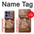 S3940 Leather Mad Face Graphic Paint Case Cover Custodia per Motorola Edge 50 Fusion