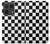 S1611 Black and White Check Chess Board Case Cover Custodia per Motorola Edge 50 Ultra
