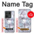 S2316 Dark Blue Marble Texture Graphic Print Case Cover Custodia per Motorola Edge 50 Ultra