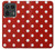 S2951 Red Polka Dots Case Cover Custodia per Motorola Edge 50 Ultra