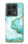 S3399 Green Marble Graphic Print Case Cover Custodia per Motorola Edge 50 Ultra