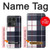 S3452 Plaid Fabric Pattern Case Cover Custodia per Motorola Edge 50 Ultra