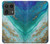 S3920 Abstract Ocean Blue Color Mixed Emerald Case Cover Custodia per Motorola Edge 50 Ultra
