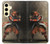 S0796 Japan Red Samurai Case Cover Custodia per Samsung Galaxy S24 FE