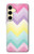 S3514 Rainbow Zigzag Case Cover Custodia per Samsung Galaxy S24 FE
