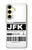 S3664 Airline Travel Luggage Label Case Cover Custodia per Samsung Galaxy S24 FE