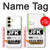S3664 Airline Travel Luggage Label Case Cover Custodia per Samsung Galaxy S24 FE