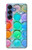 S3235 Watercolor Mixing Case Cover Custodia per Samsung Galaxy S25