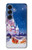 S3282 Santa Xmas Castle Case Cover Custodia per Samsung Galaxy S25