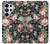 S2727 Vintage Rose Pattern Case Cover Custodia per Samsung Galaxy S25 Ultra