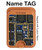 S0063 Curcuid Board Magnetic Card Holder Wallet Stand with MagSafe for iPhone 16 15 14 13 Pro Max