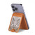 S0574 Tiger Carving Magnetic Card Holder Wallet Stand with MagSafe for iPhone 16 15 14 13 Pro Max