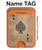 S2928 Vintage Spades Ace Card Magnetic Card Holder Wallet Stand with MagSafe for iPhone 16 15 14 13 Pro Max