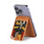 S3386 Abstract Fabric Texture Magnetic Card Holder Wallet Stand with MagSafe for iPhone 16 15 14 13 Pro Max