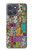 S3879 Retro Music Doodle Case Cover Custodia per Motorola Moto G Power (2025)