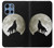 S1981 Wolf Howling at The Moon Case Cover Custodia per Motorola Moto G 5G (2025)