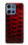 S2879 Red Arowana Fish Scale Case Cover Custodia per Motorola Moto G 5G (2025)