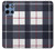 S3452 Plaid Fabric Pattern Case Cover Custodia per Motorola Moto G 5G (2025)