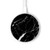 S2895 Black Marble Graphic Printed Caricabatterie wireless da 15W, tipo C, per iPhone e Android, con luce LED