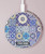 S3537 Moroccan Mosaic Pattern Caricabatterie wireless da 15W, tipo C, per iPhone e Android, con luce LED