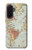 S3418 Vintage World Map Case Cover Custodia per Samsung Galaxy A36
