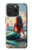 S4006 Oil Painting Mermaid Case Cover Custodia per iPhone 15 Pro