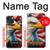S3967 Bald Eagle American Flag Case Cover Custodia per iPhone 14