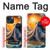S4003 Oil Color Painting Giant Octopus Case Cover Custodia per iPhone 13 mini
