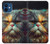 S3971 Cat Painted Color Case Cover Custodia per iPhone 12 mini