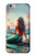 S4006 Oil Painting Mermaid Case Cover Custodia per iPhone 6 6S