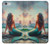 S4006 Oil Painting Mermaid Case Cover Custodia per iPhone 6 6S
