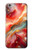 S4012 Red Marble Gold Veins Case Cover Custodia per iPhone 6 6S