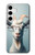S3991 Goat Glasses Case Cover Custodia per Samsung Galaxy S24 Plus