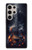 S3972 Burned Acoustic Guitar Graphic Case Cover Custodia per Samsung Galaxy S24 Ultra