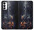 S3972 Burned Acoustic Guitar Graphic Case Cover Custodia per Samsung Galaxy S23
