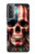 S4015 Skull American Flag Case Cover Custodia per Samsung Galaxy S21 Plus 5G, Galaxy S21+ 5G