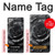 S3969 Black Rose Hard Brush Stroke Case Cover Custodia per Samsung Galaxy Note 20